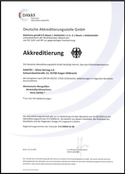 Kalibrierung